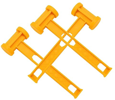 TOYANDONA 3stücke Leichter Wetterfester Zelthering-Hammer Aus Kunststoff Vielseitiger Outdoor Mallet Für Camping Rucksackreisen Zeltheringe Sichern Praktische Unterstützung Beim Wandern Und