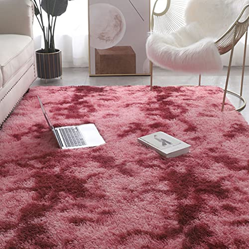 Tappeto morbido a pelo lungo, di lusso, 180 x 280 cm, soffice, antiscivolo, per soggiorno, camera da letto, sala da pranzo, ufficio, accogliente sensazione di pelle di agnello, decorazione moderna per