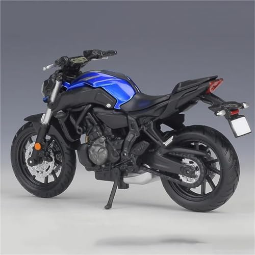 HFMXZHI Modelo a Escala de Moto Modelo De Motocicleta Vehículos Fundidos A Presión Coche Juguete Colección, Regalo 1/18 para Yamaha MT07 MT-07 2018