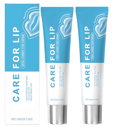 Lippenpflegestift, Lippenpflege für Beruhigt Trockene & Empfindliche Lippen, mit Vitamin C & Hyaluronic Acid, Plump Lips, Tiefenwirksame Befeuchten, für Männer & Frauen (2)