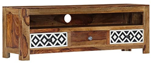Generisch TV-Schrank 120x30x40 cm Massivholz Akazie,Möbel,TV-Möbel-248093