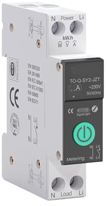 Disjoncteur de protection SY2 VA avec comptage 1P 63A rail DIN(50A)