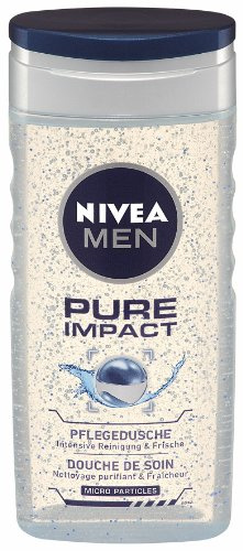 Nivea Men Pure Impact Pflegedusche For Men, 2er Pack (2 x 250 ml)