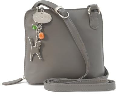 Catwalk Collection Handbags - Mini Sac Bandoulière Femme Cuir - Petit Sac à Main - Porté Croisé Avec Bandoulière Réglable - Lena