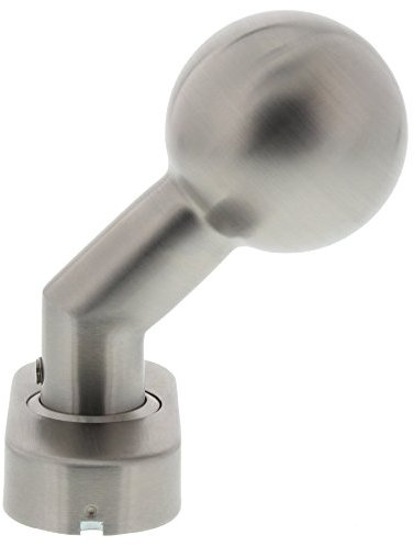 ToniTec – Pomo de puerta ovalado gekröpft giratorio acero inoxidable Fein Mate