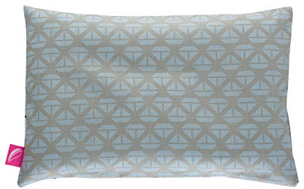 Mother Hood Kinderkopfkissen 35x40cm -Öko Tex Standard 100 - inkl. abnehmbarem Bezug aus 100% Baumwolle - Schiffe blau, 049/156, 30 x 45 cm