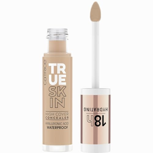 Catrice True Skin High Cover Concealer, Nr. 046, Nude, Anti-Pickel, feuchtigkeitsspendend, natürlich, für trockene Haut, vegan, ölfrei, wasserfest, ohne Alkohol, 1er Pack (4.5ml)