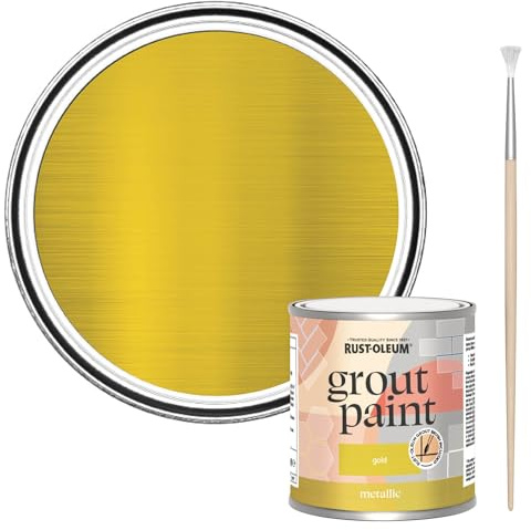 Rust-Oleum Metallic Ultra-Durable Grout Paint - Gold 250ml