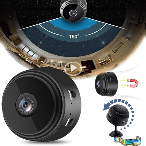 Mini Spy Cameras Hidden 1080P HD Wireless Portable Small Video Camera WiFi Wireless Hidden Camera Security Cameras Full Home Micro Cam Video Audio Recorder Camcorder Night Vision Micro Cam (1)