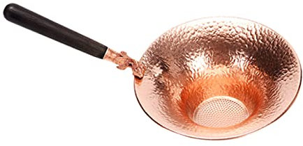 PRETYZOOM Colador De Té Filtro De Cobre Diseño De Pez Dorado, Infusor De Té Tamaño Estándar, Material Hojalata y Madera, Para Todo Tipo De Infusiones y Uso Doméstico