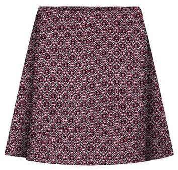 ONLY Onlnova Life Elite Jean Skort, Cabernet, L, Cabernet, L