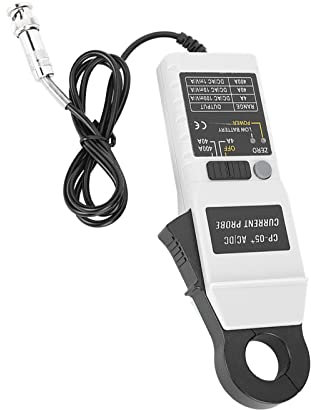 Brilluxa Pince Multimètre, Testeur De Courant À Pince AC/DC 400A 200KHz Sonde De Courant À Pince Capteur De Courant Accessoire D’Oscilloscope Mesure Électrique