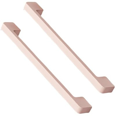 JMCXSM592 2 pezzi Tiretti Armadio lega di alluminio maniglie colorati cameretta bambini Pomello Stile semplice,Manopole Cassetto Maniglione porta Tavolino,Pomolo Mobile (Passo foro 96mm,Rosa)