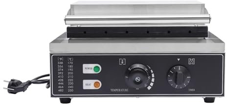 Biknltio HYX-119 Máquina para Perros Calientes Temp Control 50-300℃ 38.5 * 27.5 * 22.5cm