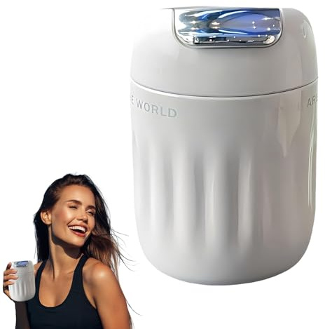Yuemeuy Vaso Térmico - Vaso De Agua Térmico 220 Ml,Mug Ligero Antideslizante para Café Té Infusiones en Coche Oficina Exterior Gimnasio Hogar Entusiastas de Bebidas Camping Entrenamiento