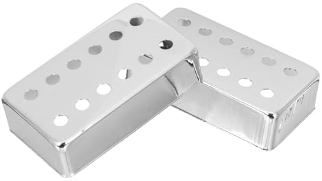 Cabilock 2 Stück Humbucker Pickup Covers aus Abdeckungen Strapazierfähiger Schutz Gitarren Tonabnehmer mit Belüftung Kompatibel für Verschiedene Modelle