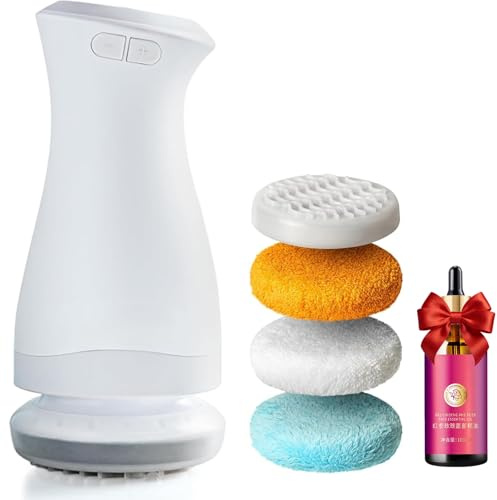 Sculpteur Pro Vulaura Anti Cellulite, Masseur Anti Cellulite Electrique Avec 3 Coussinets Lavables doux Pour la Peau pour L'Abdomen, la Taille, les Fesses, les Bras et Plus Encore