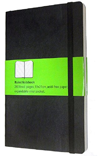 Moleskine Notizbuch classic soft pocket size 9x14 cm schwarz lin