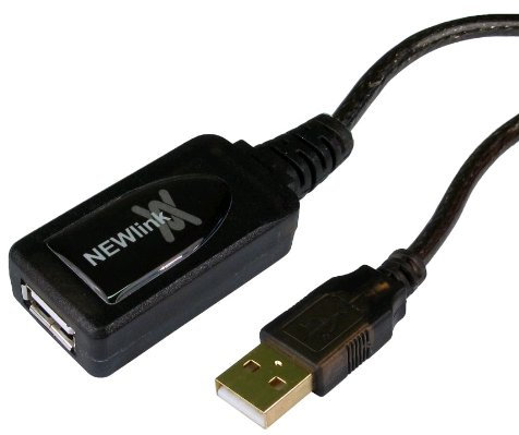 Newlink USB 2,0 Hi-Speed Verstärker Verlängerung Kabel Anschlusskabel 20 m [20 Meter/20m]