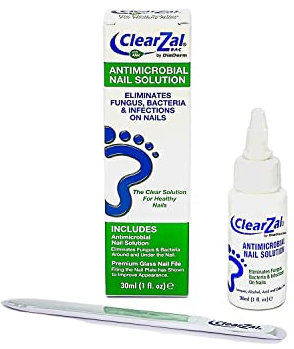 ClearZal Fungal Nail Treatment | Antimicrobial Nail Solution 30ml | Kills Fungus, Bacteria and Viruses