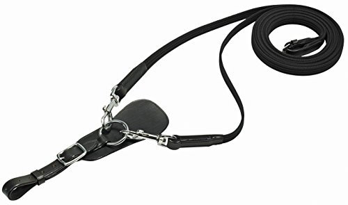 BUSSE solibel Schlaufzügel SOLIBEL-SNAPS, schwarz/Edelstahl, Warmblut