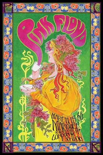 Close Up Pink Floyd - Poster (Live At The Marquee London - Bob Masse Tourplakat) (GröÃƒþe: 61 x 91,5cm) (Ungerahmt)