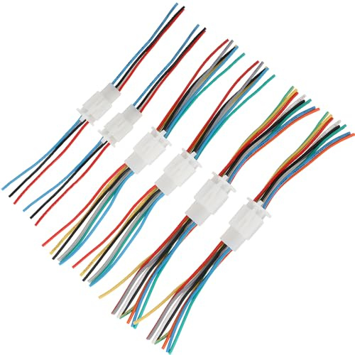 CESFONJER Connettori Terminale alloggiamento, Maschio Femmina Blocco Connettori Spina 2,8 millimetri passo per moto e auto (3 pin 2P, 6 pin 2P, 9 pin 2P)