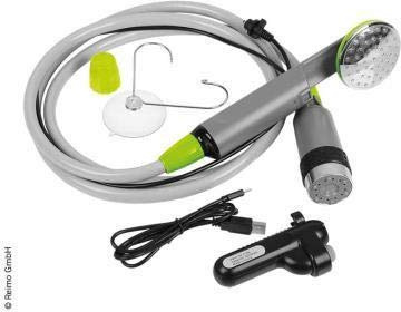 Campingdusche mit elektrischer Kanister-Akku-Pumpe, Schlauchverbinder (932960120)