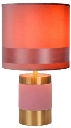 LUCIDE EXTRAVAGANZA FRIZZLE - Tischlampe - Ø 18 cm - 1xE14 - Rosa