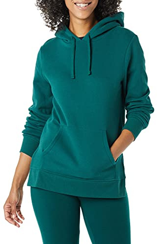 Amazon Essentials Women's Fleece Hooded Tunic Sweatshirt