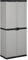 vidaXL Grey&Black Garden Storage Cabinet with 3 Shelves - Robust PVC and Polypropylene Construction, Compact and Secure Outdoor Storage Solution