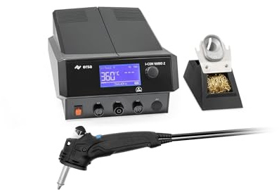 ERSA i-CON VARIO 2 MK2 ESD Mehrkanal Multifunktions-Lötstation 200 Watt mit X-TOOL VARIO 150W inkl. Entlötspitze 1,2 mm 0ICV2005XV