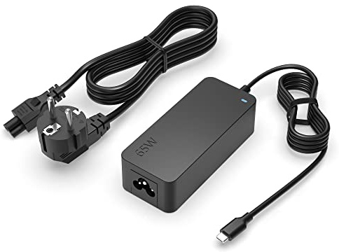 65W USB Chargeur Alimentation Compatible avec HP Elite X2 Dragonfly, Spectre Chromebook X360, EliteBook Ultra 14 inch G1q Ordinateur Portable
