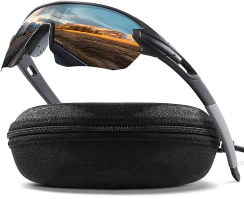 Cycling Glasses-Polarised-Sports Sunglasses-Running-Mens-Womens-Mtb Goggles-Wrap Around-Bike Glasses-For Motorbike Bicycle Skiing Racing,1