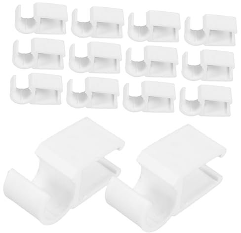 STOBOK 20stücke Selbstklebende Stiftclips Aus Kunststoff Für Whiteboard-stifthalterclips Stifthalterclips Zum Befestigen Glatten Oberflächen Für Büro Und Schule