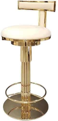 Barhocker Höhenverstellbar Barhocker Samt Barstuhl Dreh- Und Hebbare Barhocker Mit Rückenlehne Robuste Thekenhocker Bar Hocker