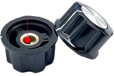 10PCS MF-A03 A03 potentiometer knob Bakelite knob potentiometer knob aluminum cap bakelite supporting WTH118 use potentiometer IINKUEYK