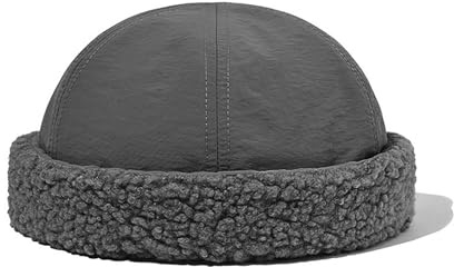 YAMEE Docker Cap Gorra Hombre Invierno Cálido,Gorro Marinero Hombre contra Viento Frío,Gorro Docker Invierno Mujer Secado Rápido,Sombrero Beanie Hombre con Puño Enrollado,Docker Cap Unisex Ajustable