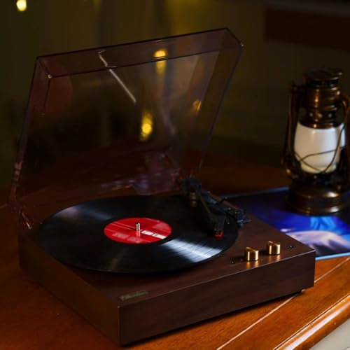 MDXHKK Retro Support Bluetooth Stereos Radios, Living Room Portable Record Player, Music CD Players, Speaker, Disc Player, Belt Drive Boomboxes, Speakers Dock,BB