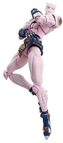 YLEAFUN Figur Killer Queen - 16cm Anime Personnage Action Figure Modèle Pièces de Collection, Kira Yoshikage Articulée Super Statue, Décoration de Bureau