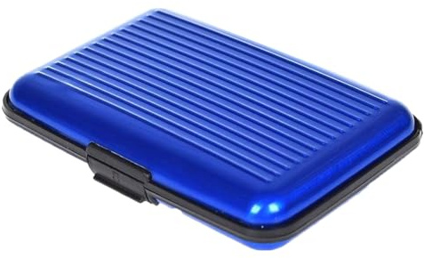 EnixwH Kreditkartenetui aus Aluminium, Lockcard Wallet, Kartenetui RFID Schutz, Visitenkartenetui Etuis, Utility Gadgets, für Kreditkarten, Bankkarten, Personalausweise und Arbeitsgenehmigungen