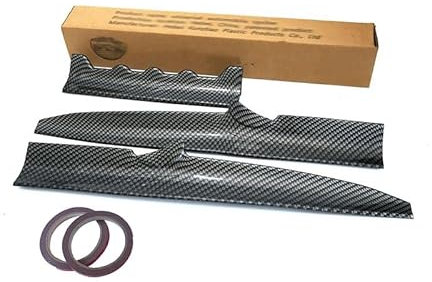 AußEn FlüGel Spoiler Auto für Opel Adam 2012 2013 2014 2015 2016 2017 2018 2019, Auto Heckspoiler FlüGel Schwanz Spoiler FlüGel,Black