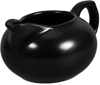 KICHOUSE Jarra De Cerámica Para Crema: Jarra De Leche De 180 Ml Para Aderezos De Leche Fría O Caliente. Para Servir Salsas Y Jarabes, Ideal Para La Estética De La Mesa.