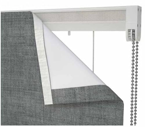 120cm SAFETY CONNECT DIY Roman Blind Complete Kit, White