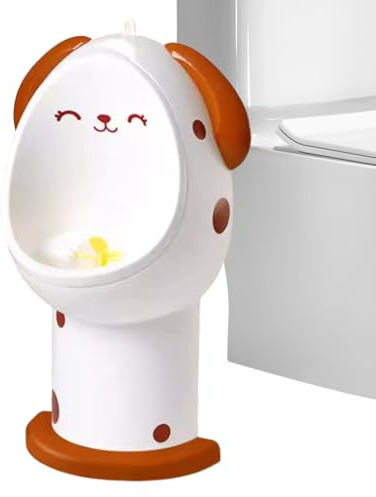 Soporte para entrenamiento de orinal, orinal infantil, diseño de dibujos | animados para niños de pie en el urinario | Entrenamiento de de animales ajustable, desmontable para niños con molino de