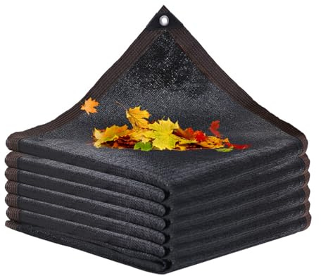 Vela ombreggiante di alta qualità, 4 x 8 m, con occhielli, versatile, protezione UV in rete 80, 90%, traspirante, per esterni, per piante da giardino, patio, fienile, riparo dal sole