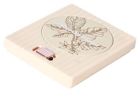 Jiuvaso Chauffe-tasse Électrique avec Plaque Chauffante pour Boissons Chaudes Deux Réglages de Température Support de Tasse Stable Alimentation USB Adapté Au, Jaune