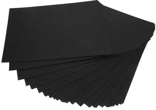 Abaodam Cubiertas de Encuadernación A4 100 Hojas Papel Textura Piel Negro Tamaño 210x297 Mm para Presentación Documentos Oficina y Proyectos Escolares