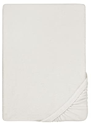 biberna Premium Frottee-Stretch Spannbetttuch 90x200-100x200 cm grau | 80% Baumwolle, 20% Polyester | Spannbettlaken bügelfrei, weich & Rundumgummizug | Oeko-TEX Zertifiziert | Modell 0012344