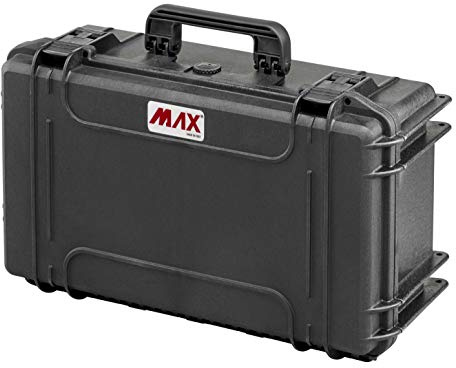 Max MAX505CAM IP67 Rated Waterproof Durable Watertight Equipment Photography with Hard Carry Plastic Case/Padded Dividers/Flight Case/Tool Box